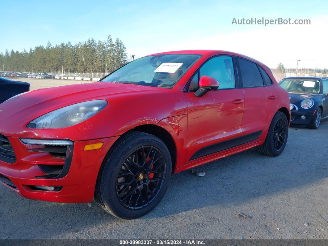 2018 Porsche Macan Gts Red vin: WP1AG2A55JLB64901