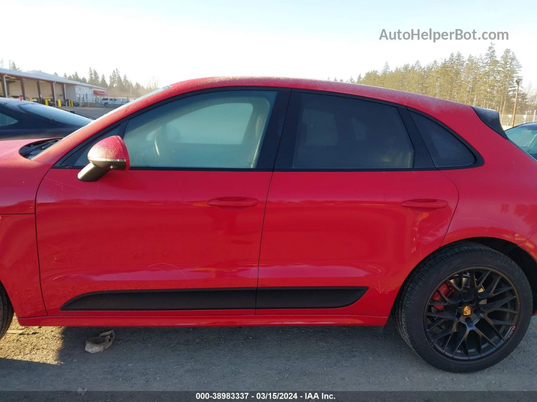 2018 Porsche Macan Gts Red vin: WP1AG2A55JLB64901