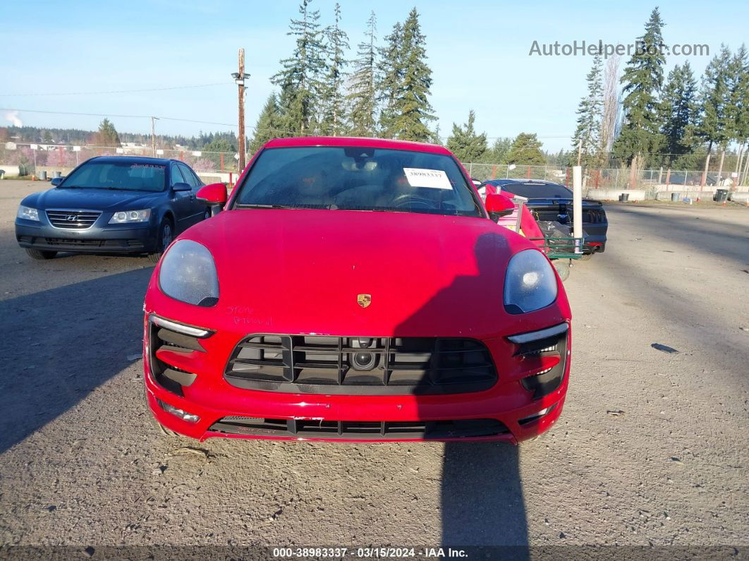 2018 Porsche Macan Gts Red vin: WP1AG2A55JLB64901