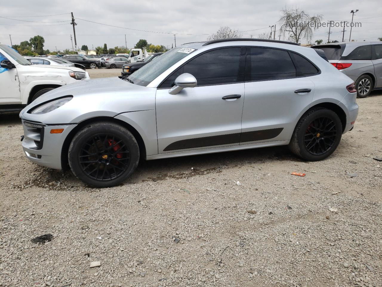 2017 Porsche Macan Gts Silver vin: WP1AG2A56HLB56610