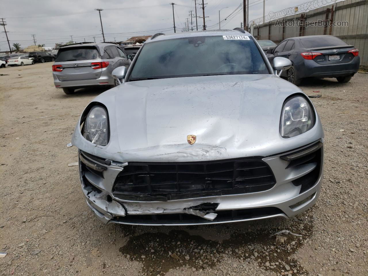 2017 Porsche Macan Gts Silver vin: WP1AG2A56HLB56610