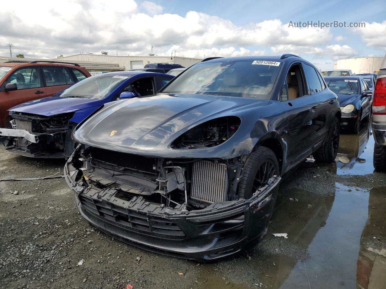 2018 Porsche Macan Gts Серый vin: WP1AG2A57JLB63538