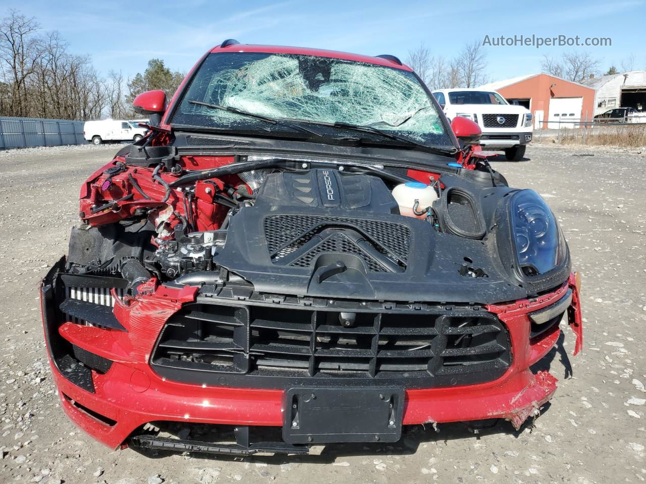 2017 Porsche Macan Gts Red vin: WP1AG2A58HLB53692