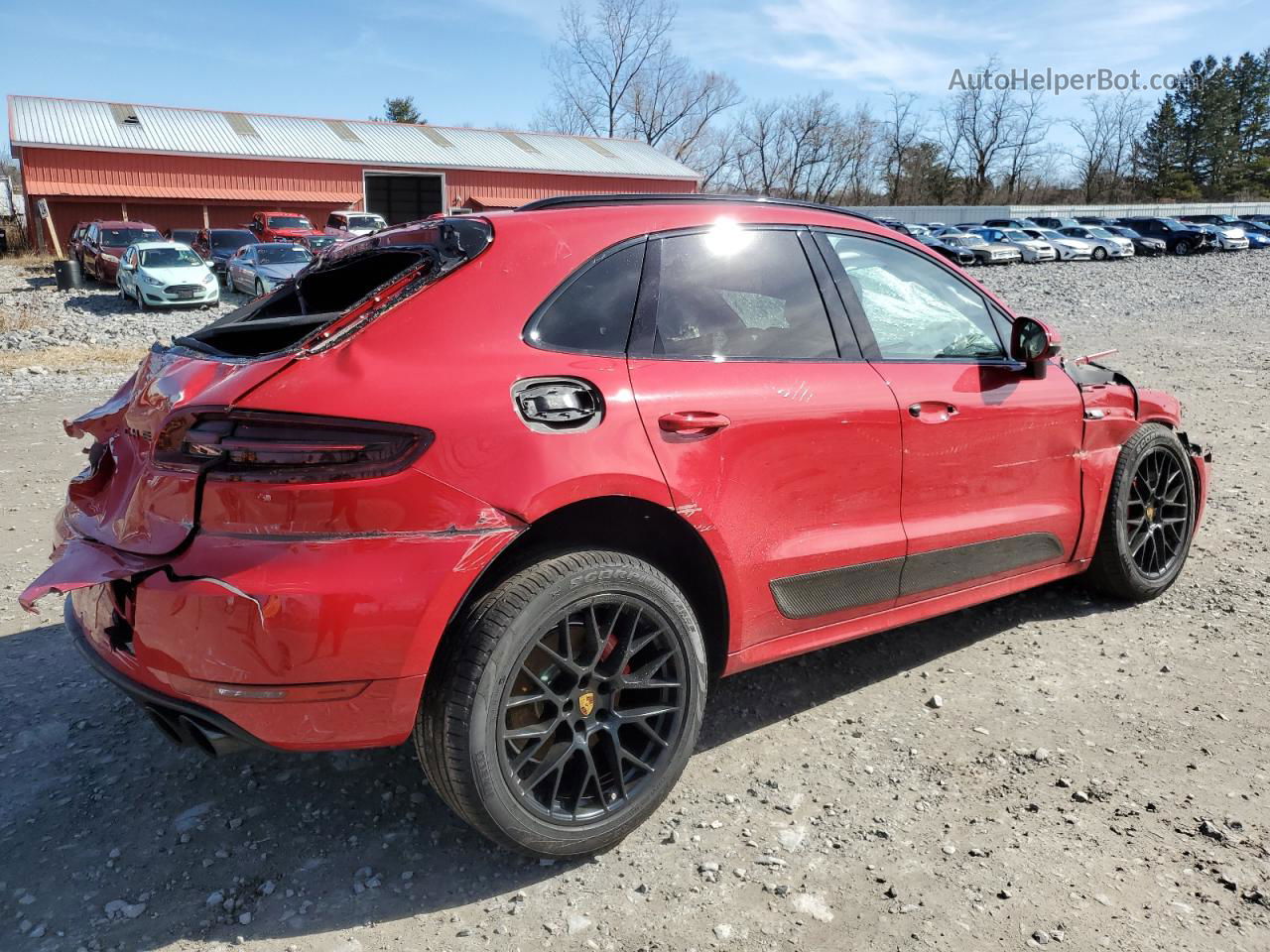 2017 Porsche Macan Gts Red vin: WP1AG2A58HLB53692