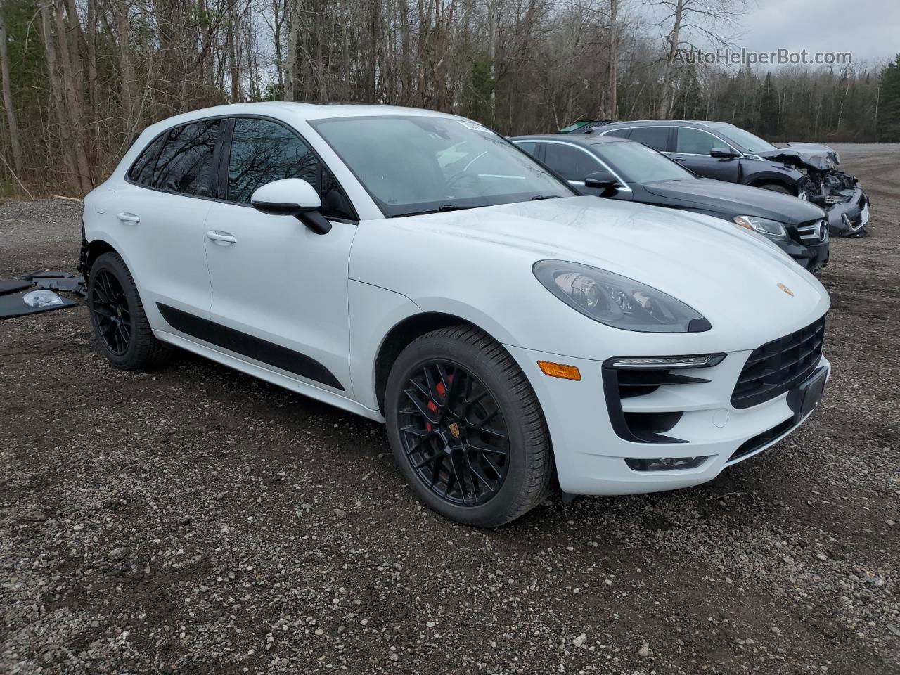 2017 Porsche Macan Gts White vin: WP1AG2A59HLB55810