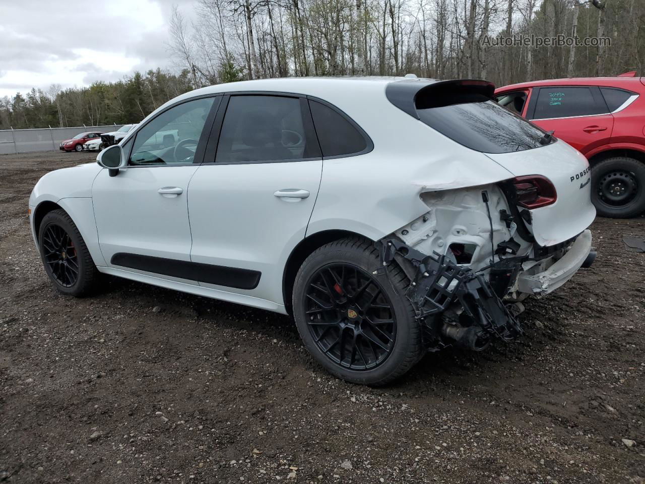 2017 Porsche Macan Gts White vin: WP1AG2A59HLB55810