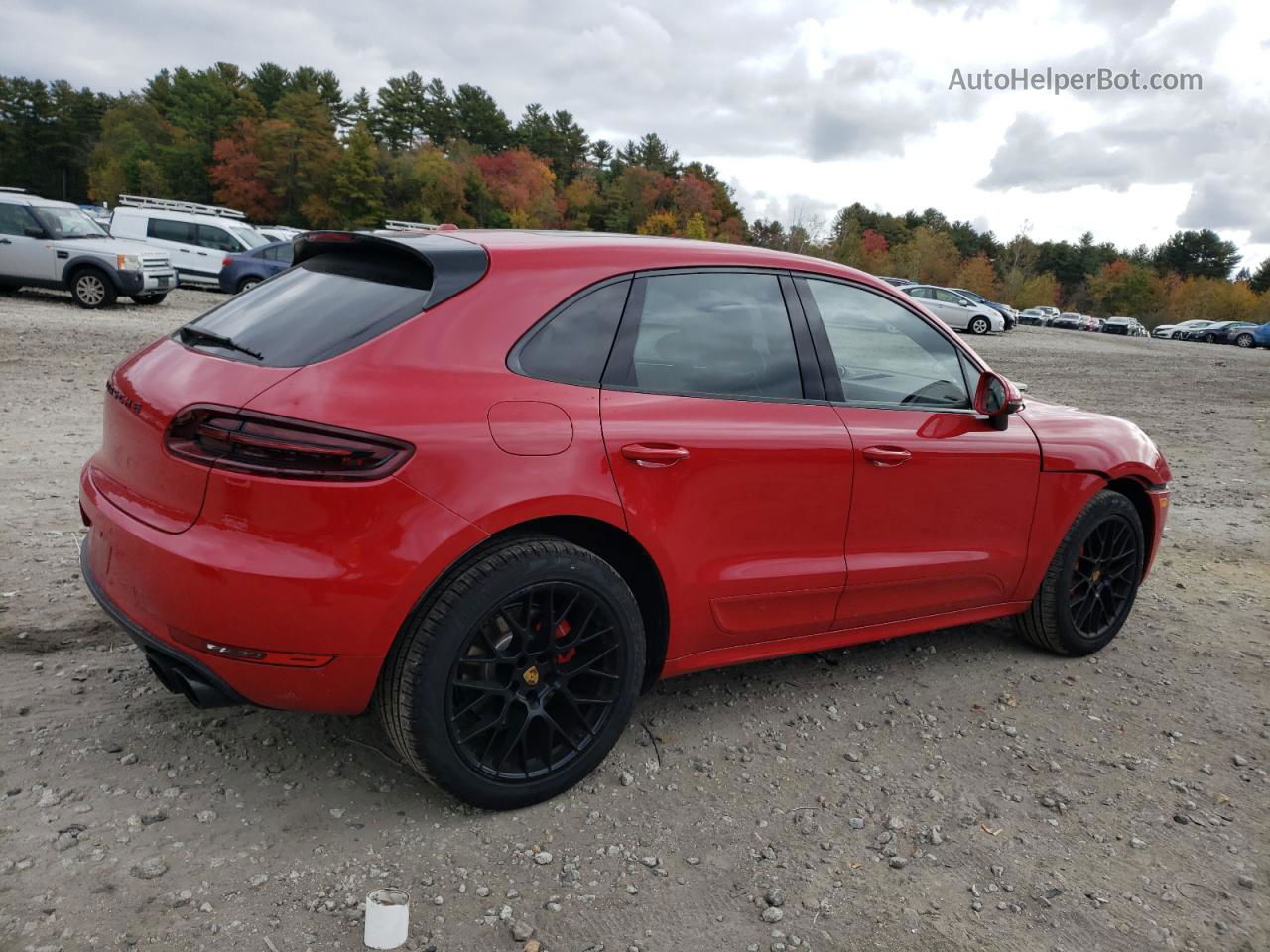 2018 Porsche Macan Gts Red vin: WP1AG2A59JLB60365