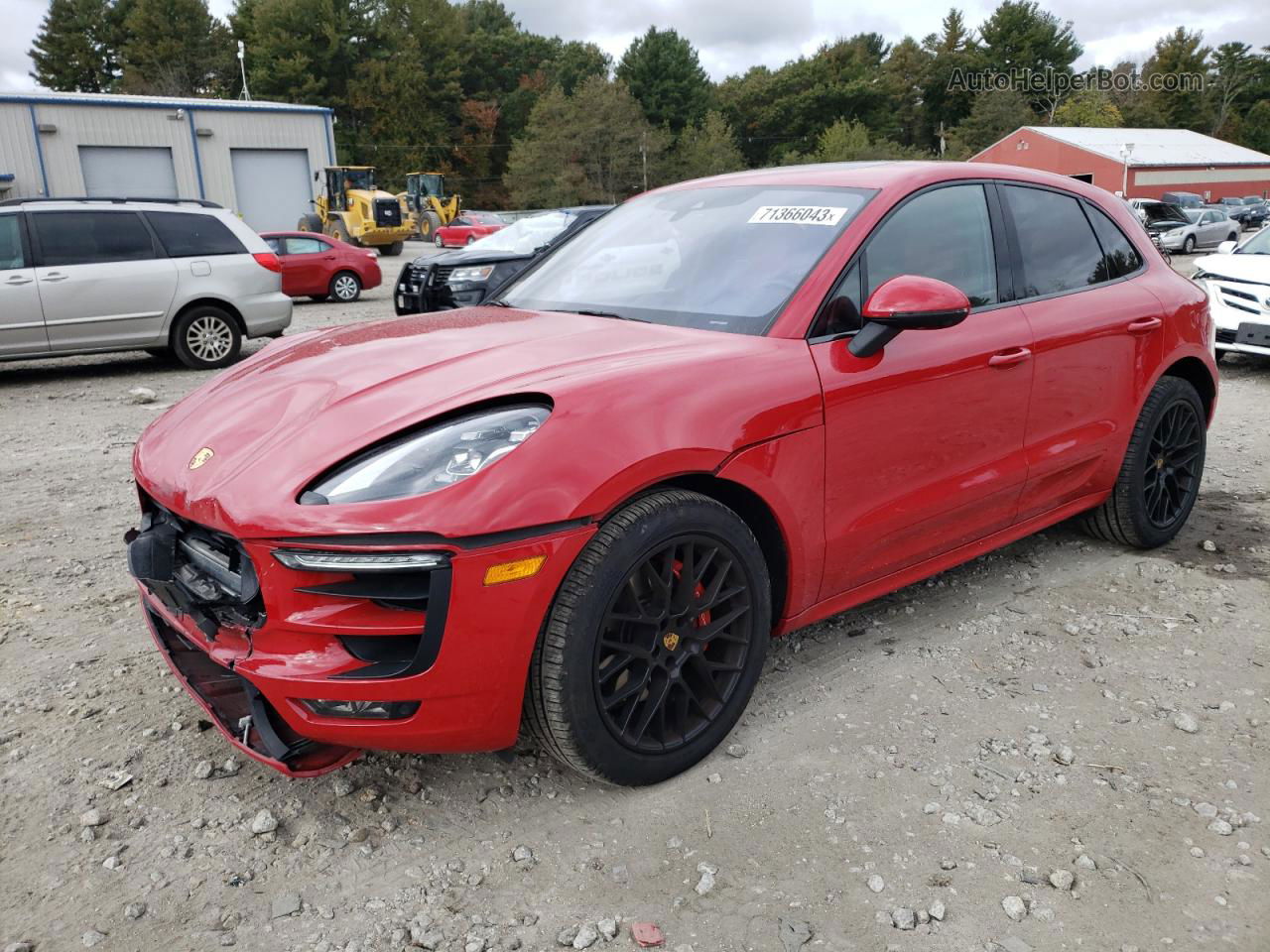 2018 Porsche Macan Gts Red vin: WP1AG2A59JLB60365