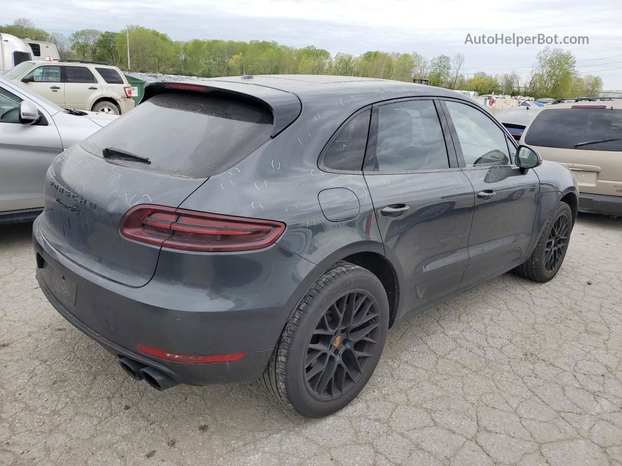 2018 Porsche Macan Gts Серый vin: WP1AG2A5XJLB60472