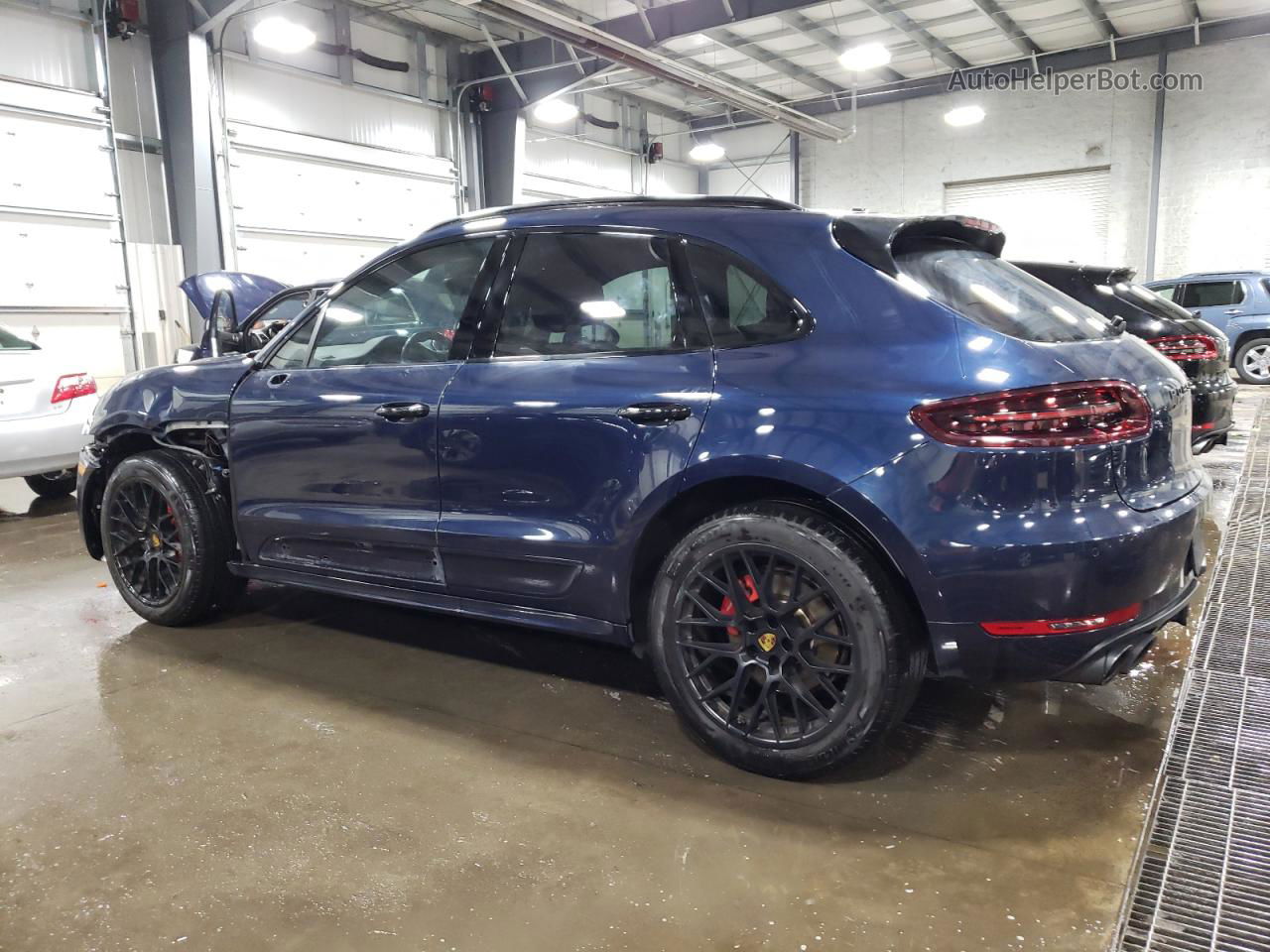 2018 Porsche Macan Gts Синий vin: WP1AG2A5XJLB62335