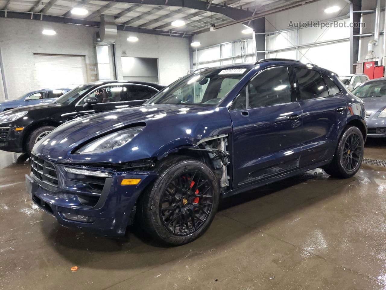 2018 Porsche Macan Gts Blue vin: WP1AG2A5XJLB62335