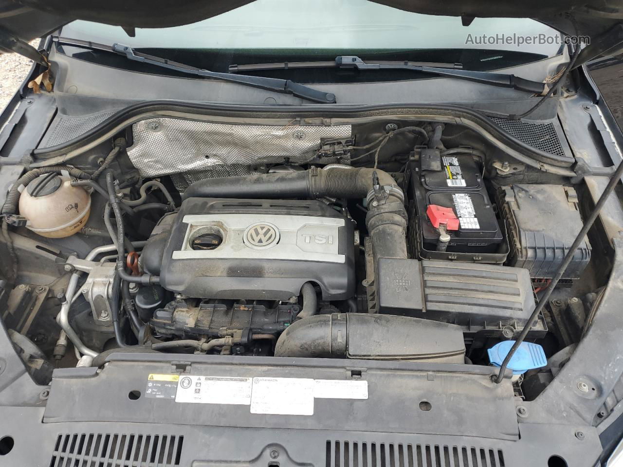 2013 Volkswagen Tiguan S Черный vin: WVGAV3AX0DW562546