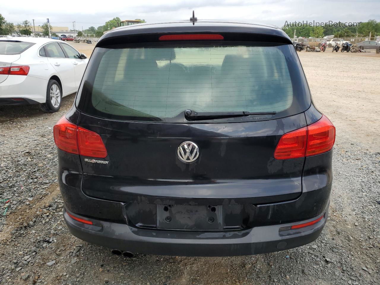 2013 Volkswagen Tiguan S Black vin: WVGAV3AX0DW620560