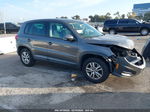 2013 Volkswagen Tiguan S Gray vin: WVGAV3AX1DW565374