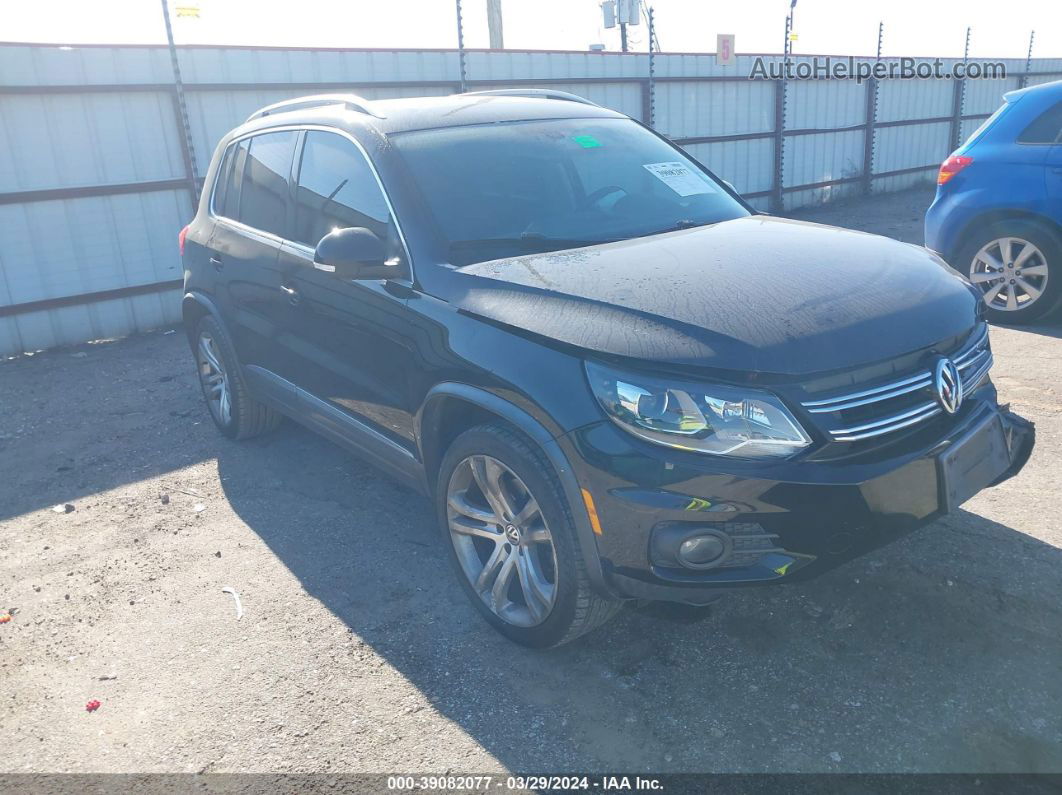 2013 Volkswagen Tiguan Sel Black vin: WVGAV3AX3DW564257