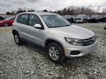 2013 Volkswagen Tiguan S Silver vin: WVGAV3AX3DW567272