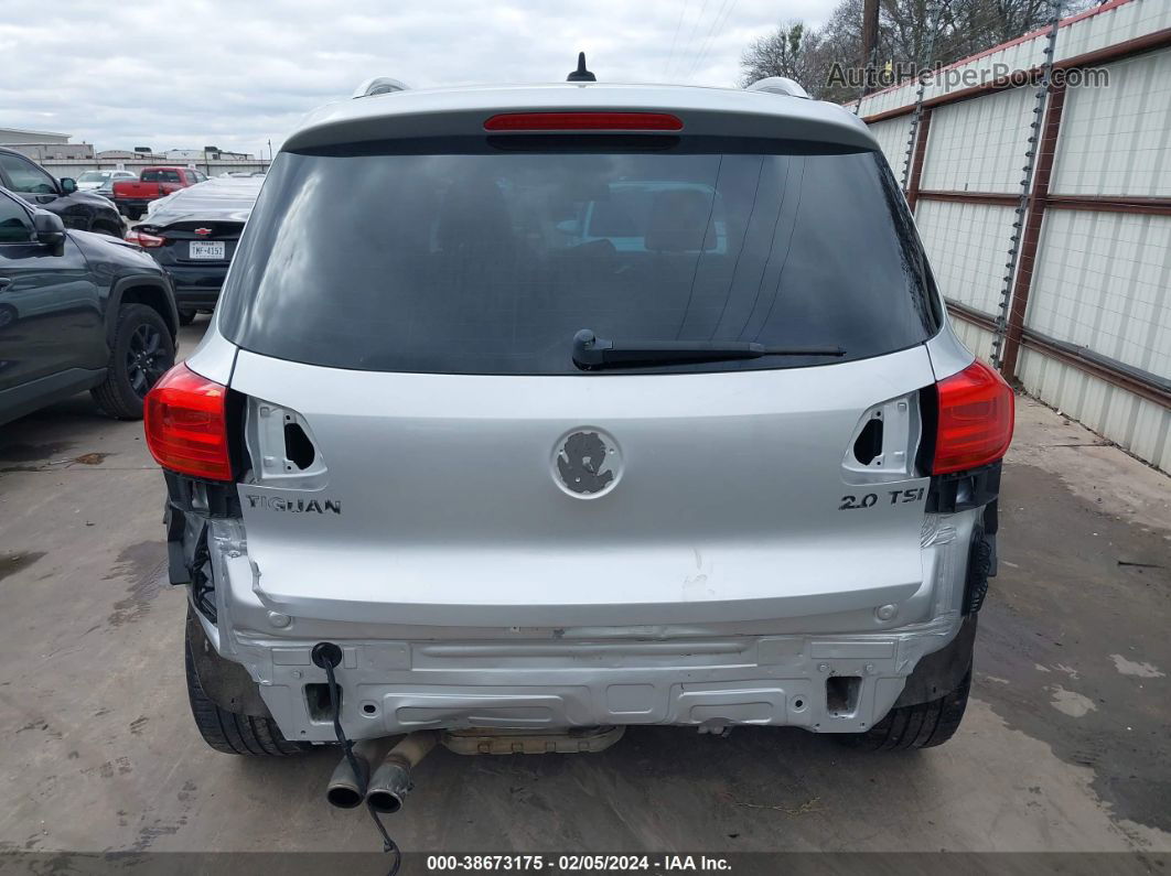 2013 Volkswagen Tiguan Sel Silver vin: WVGAV3AX3DW580877