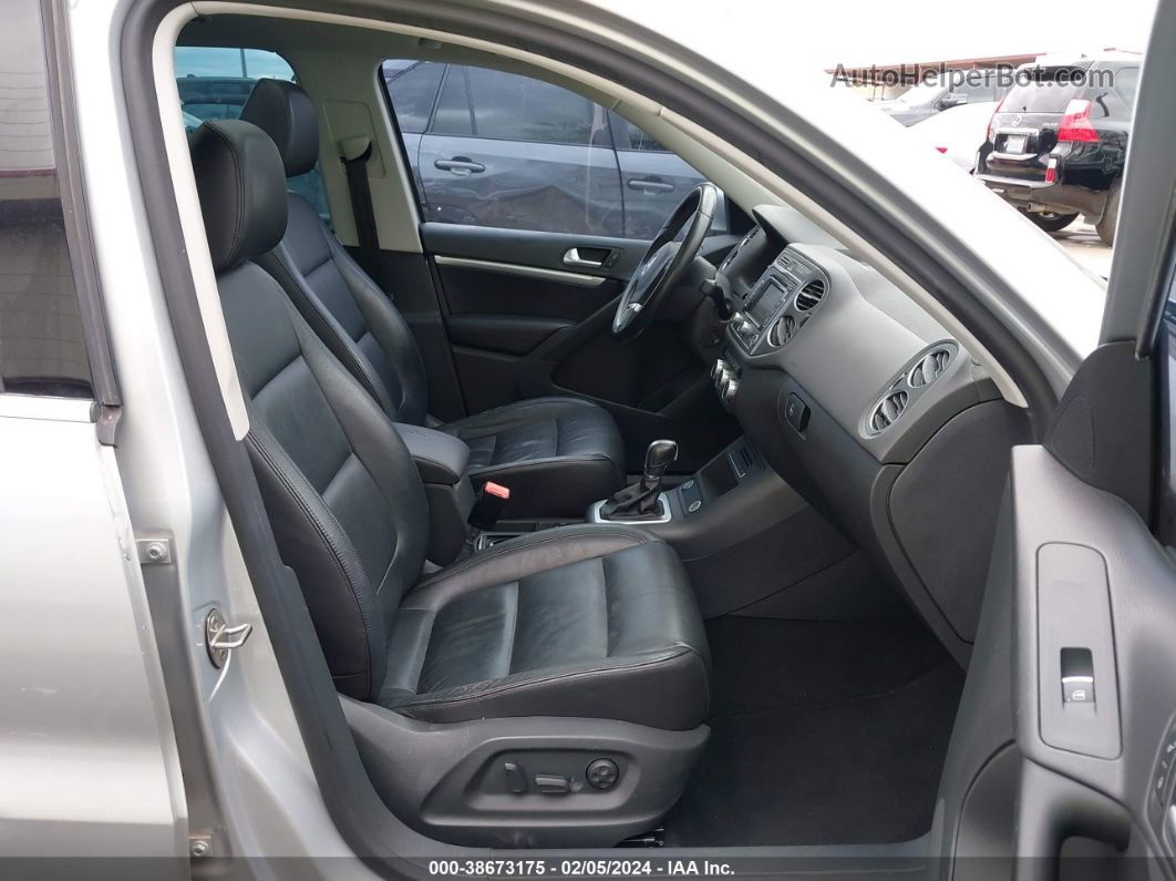 2013 Volkswagen Tiguan Sel Silver vin: WVGAV3AX3DW580877