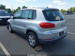 2013 Volkswagen Tiguan S Silver vin: WVGAV3AX3DW585674