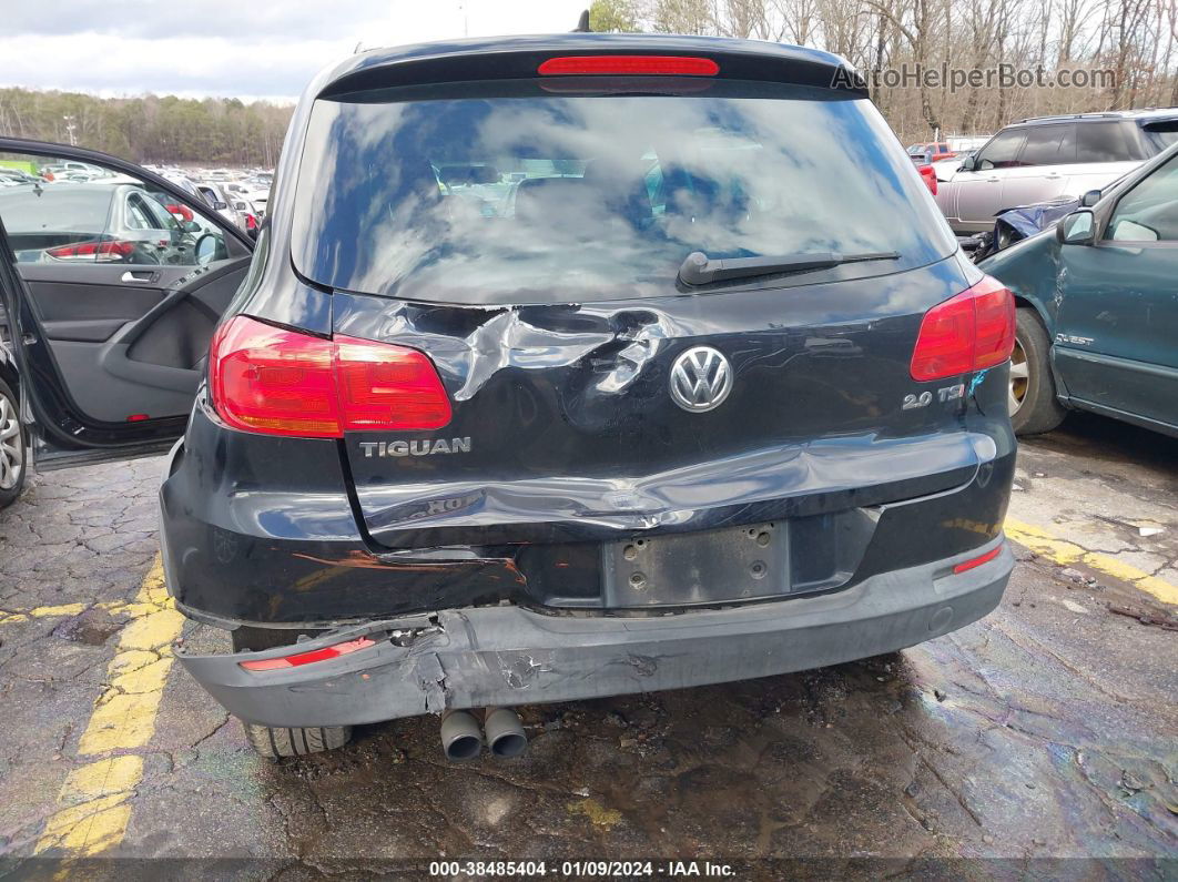 2013 Volkswagen Tiguan Se Black vin: WVGAV3AX3DW611027