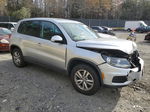 2013 Volkswagen Tiguan S Silver vin: WVGAV3AX3DW620469