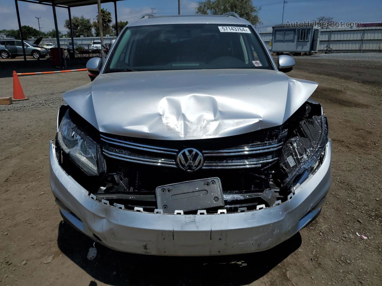 2013 Volkswagen Tiguan S Gray vin: WVGAV3AX4DW072935