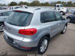 2013 Volkswagen Tiguan Se Silver vin: WVGAV3AX4DW577065