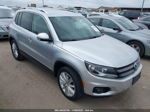 2013 Volkswagen Tiguan Se Silver vin: WVGAV3AX4DW577065