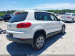 2013 Volkswagen Tiguan S White vin: WVGAV3AX4DW625793