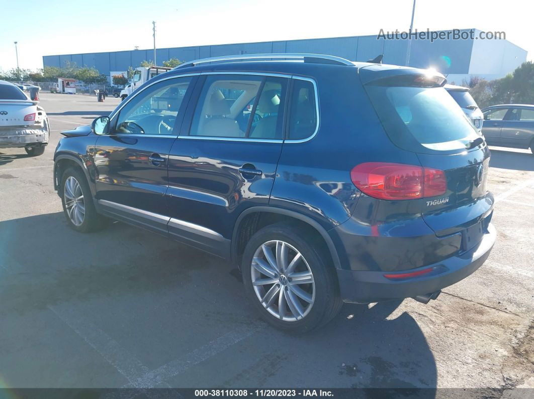 2013 Volkswagen Tiguan Se Navy vin: WVGAV3AX5DW572618