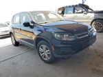 2013 Volkswagen Tiguan S Black vin: WVGAV3AX5DW625673