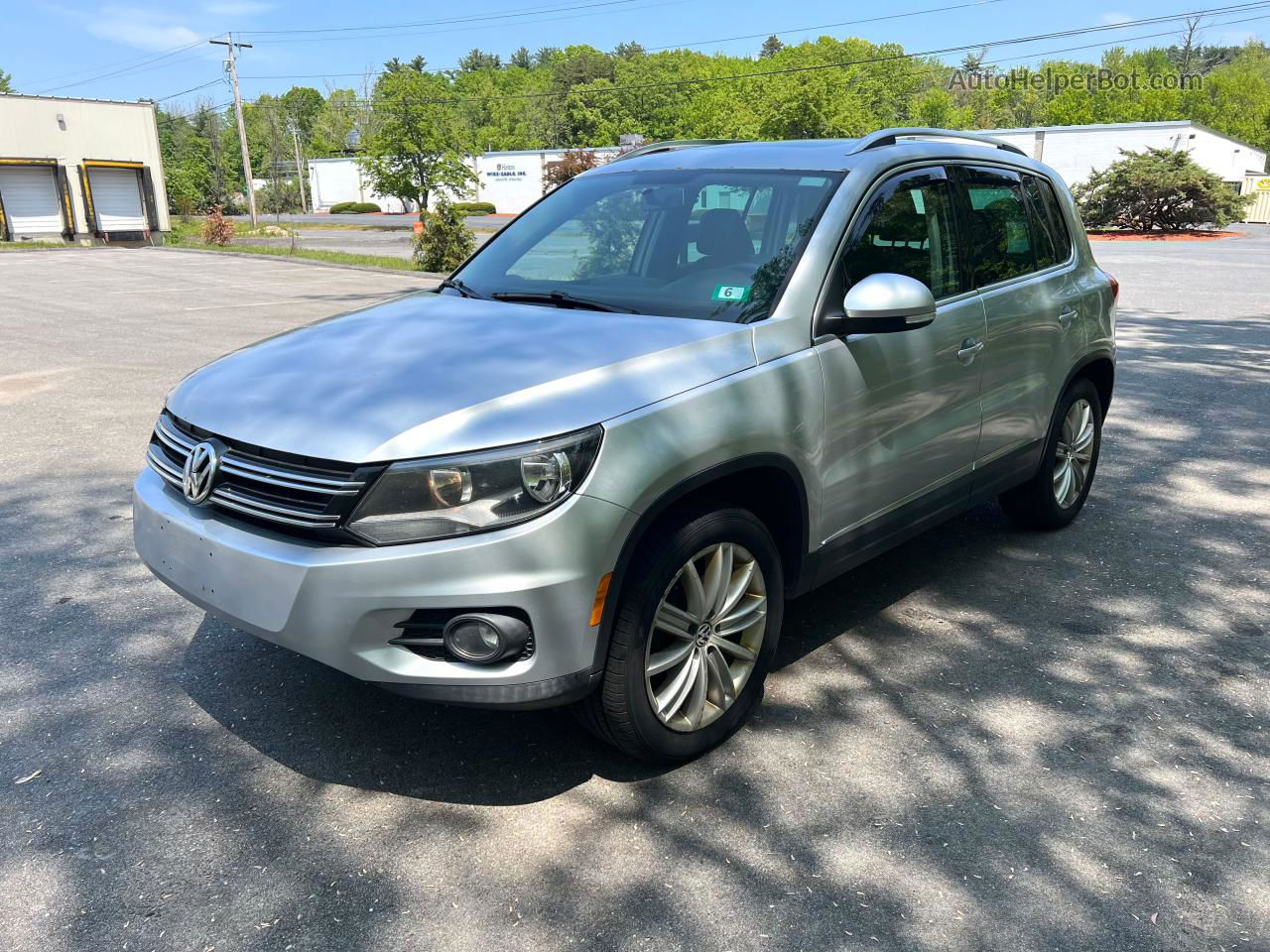 2013 Volkswagen Tiguan S Серебряный vin: WVGAV3AX6DW566505