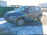 2013 Volkswagen Tiguan S Gray vin: WVGAV3AX6DW621681