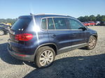 2013 Volkswagen Tiguan S Blue vin: WVGAV3AX7DW560261