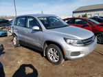 2013 Volkswagen Tiguan S Silver vin: WVGAV3AX7DW589999