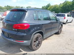 2013 Volkswagen Tiguan Se W/sunroof & Nav Black vin: WVGAV3AX7DW600094