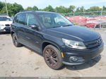 2013 Volkswagen Tiguan Se W/sunroof & Nav Black vin: WVGAV3AX7DW600094