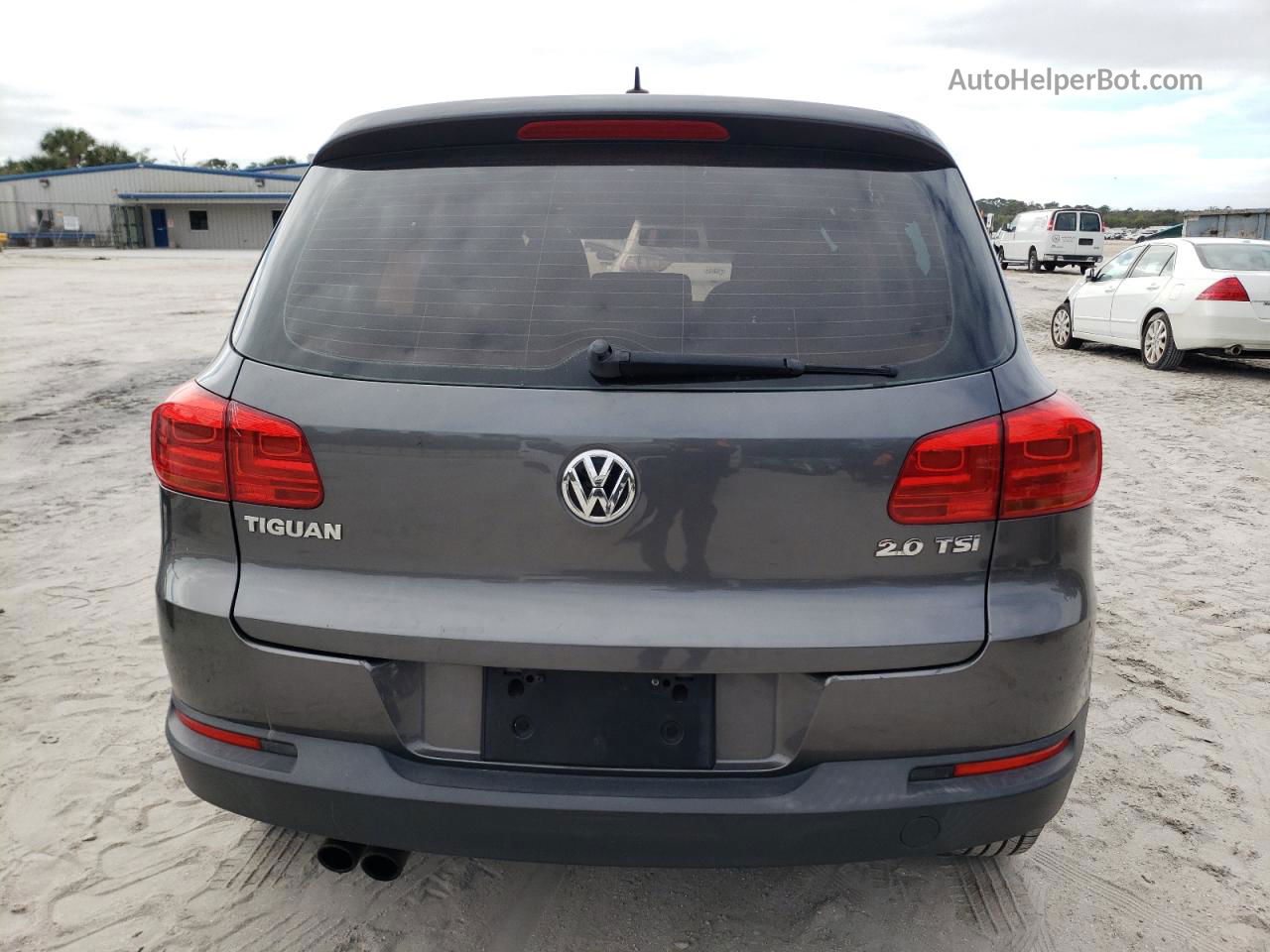 2013 Volkswagen Tiguan S Gray vin: WVGAV3AX7DW602654