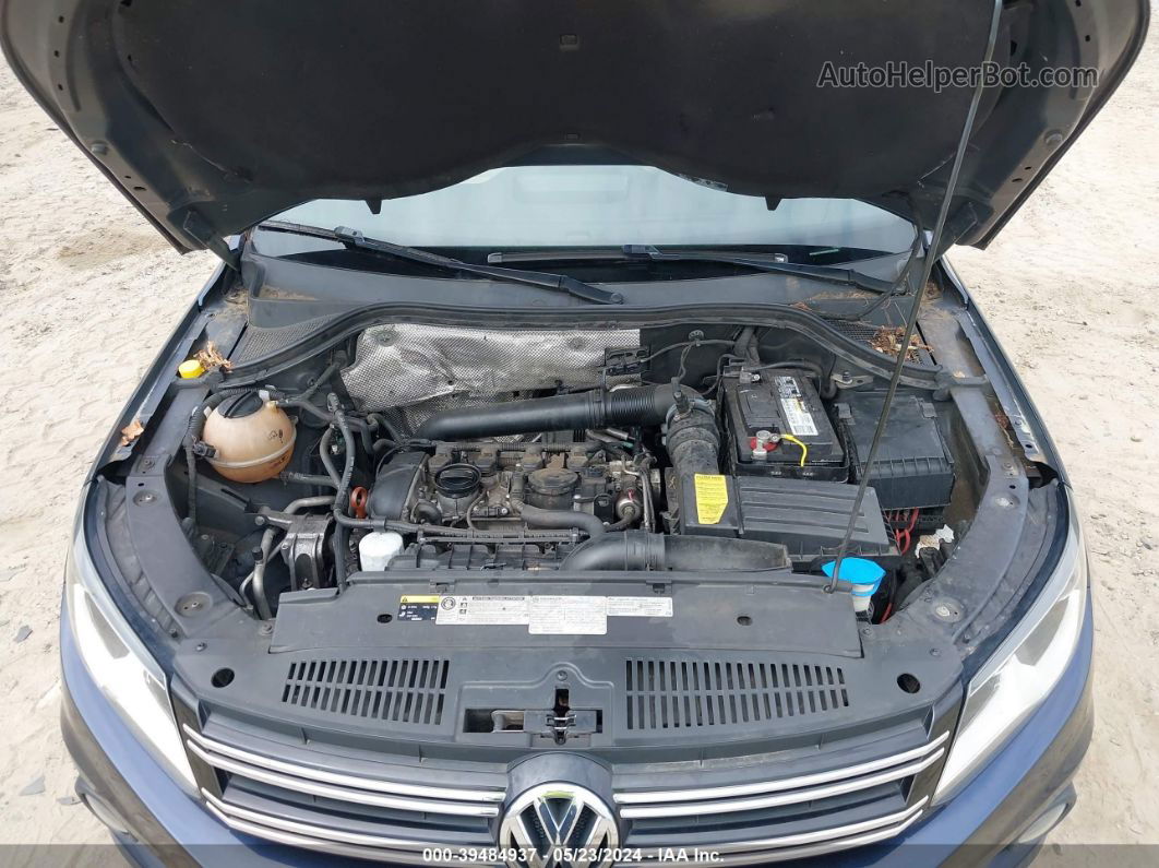 2013 Volkswagen Tiguan Se Синий vin: WVGAV3AX9DW562688