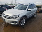 2013 Volkswagen Tiguan S Silver vin: WVGAV3AX9DW564912