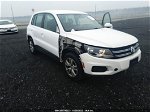 2013 Volkswagen Tiguan S White vin: WVGAV3AX9DW570838