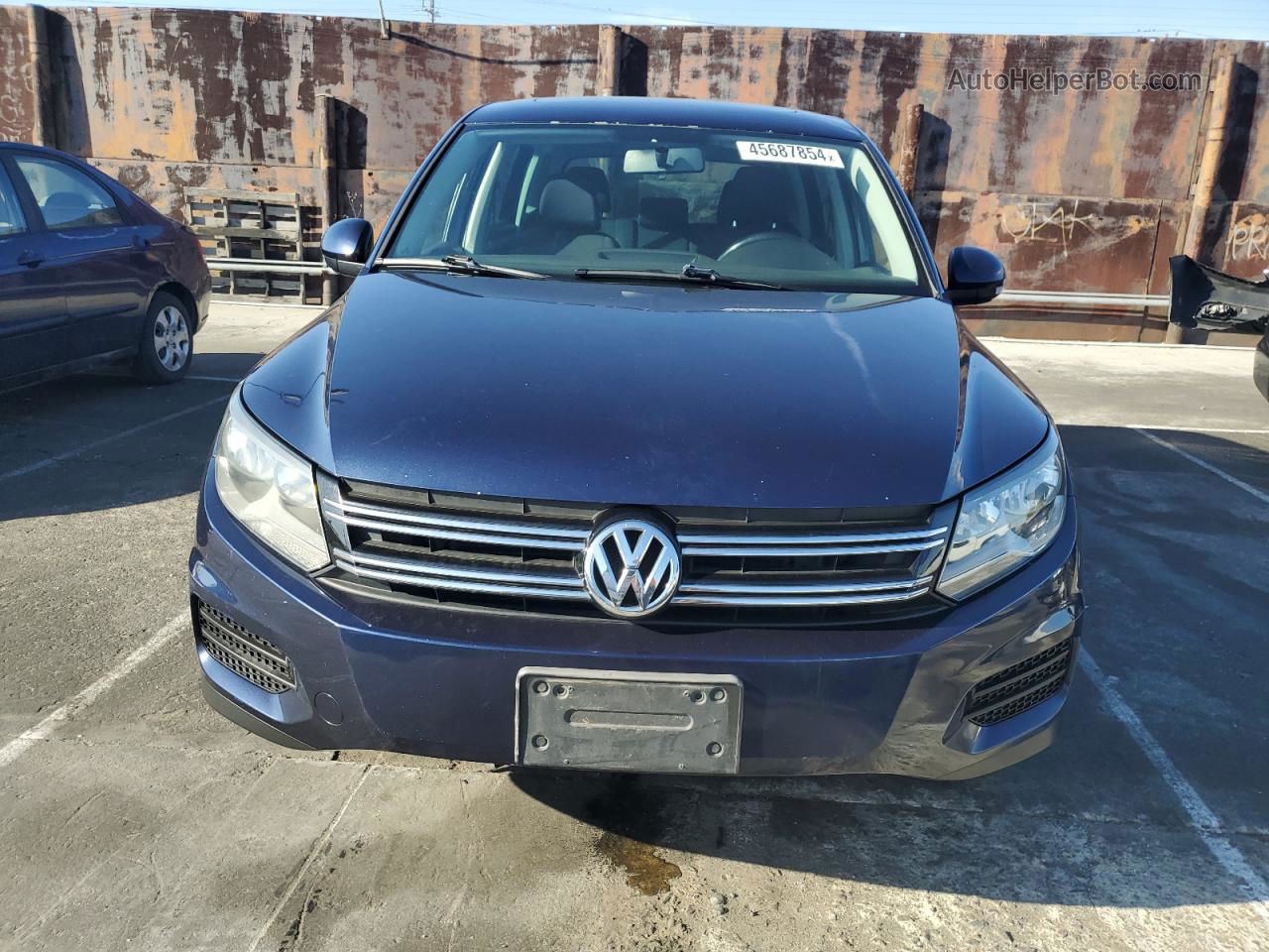 2013 Volkswagen Tiguan S Blue vin: WVGAV3AX9DW592080