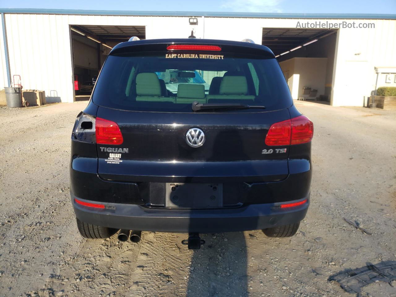 2013 Volkswagen Tiguan S Black vin: WVGAV3AX9DW619276