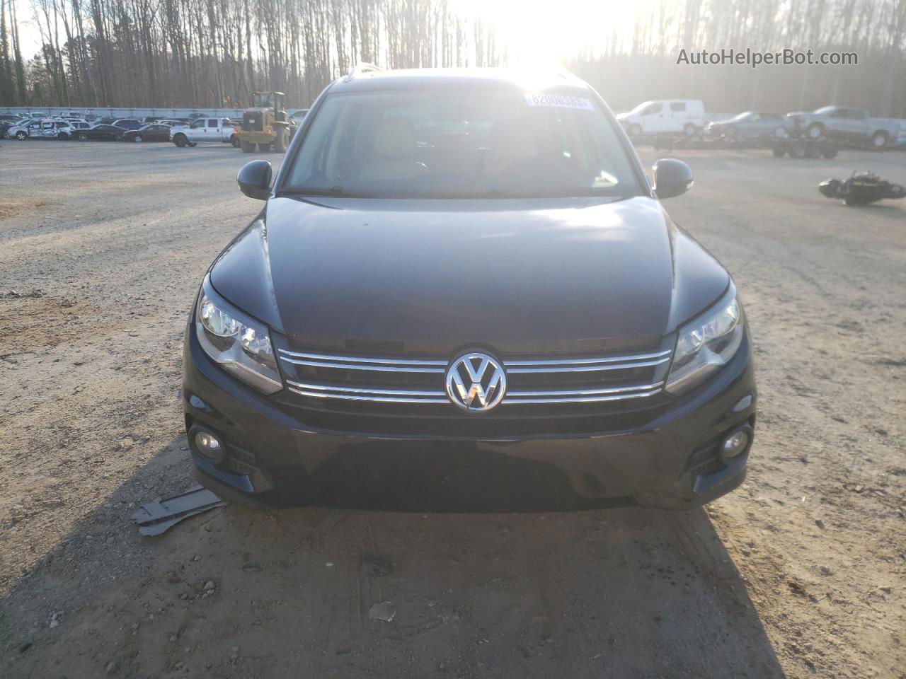 2013 Volkswagen Tiguan S Black vin: WVGAV3AX9DW619276