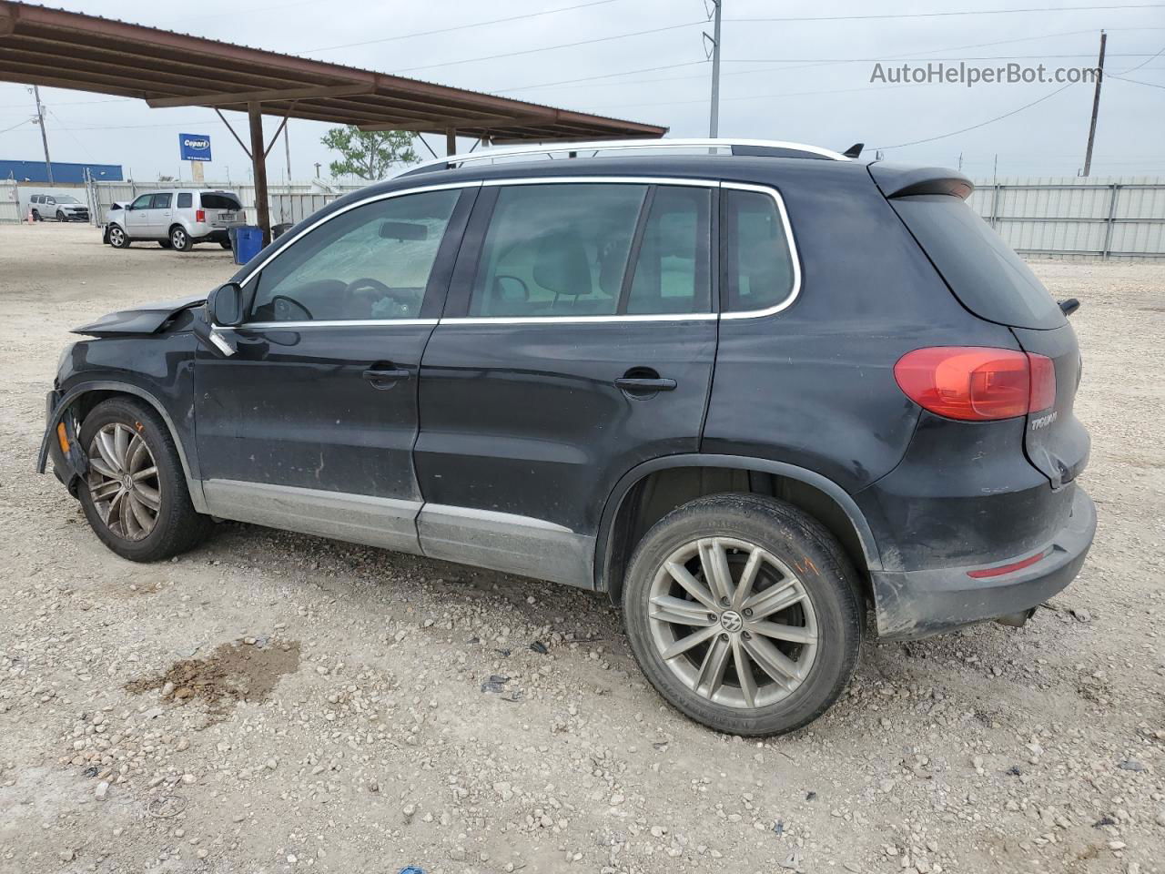 2013 Volkswagen Tiguan S Black vin: WVGAV3AXXDW563896