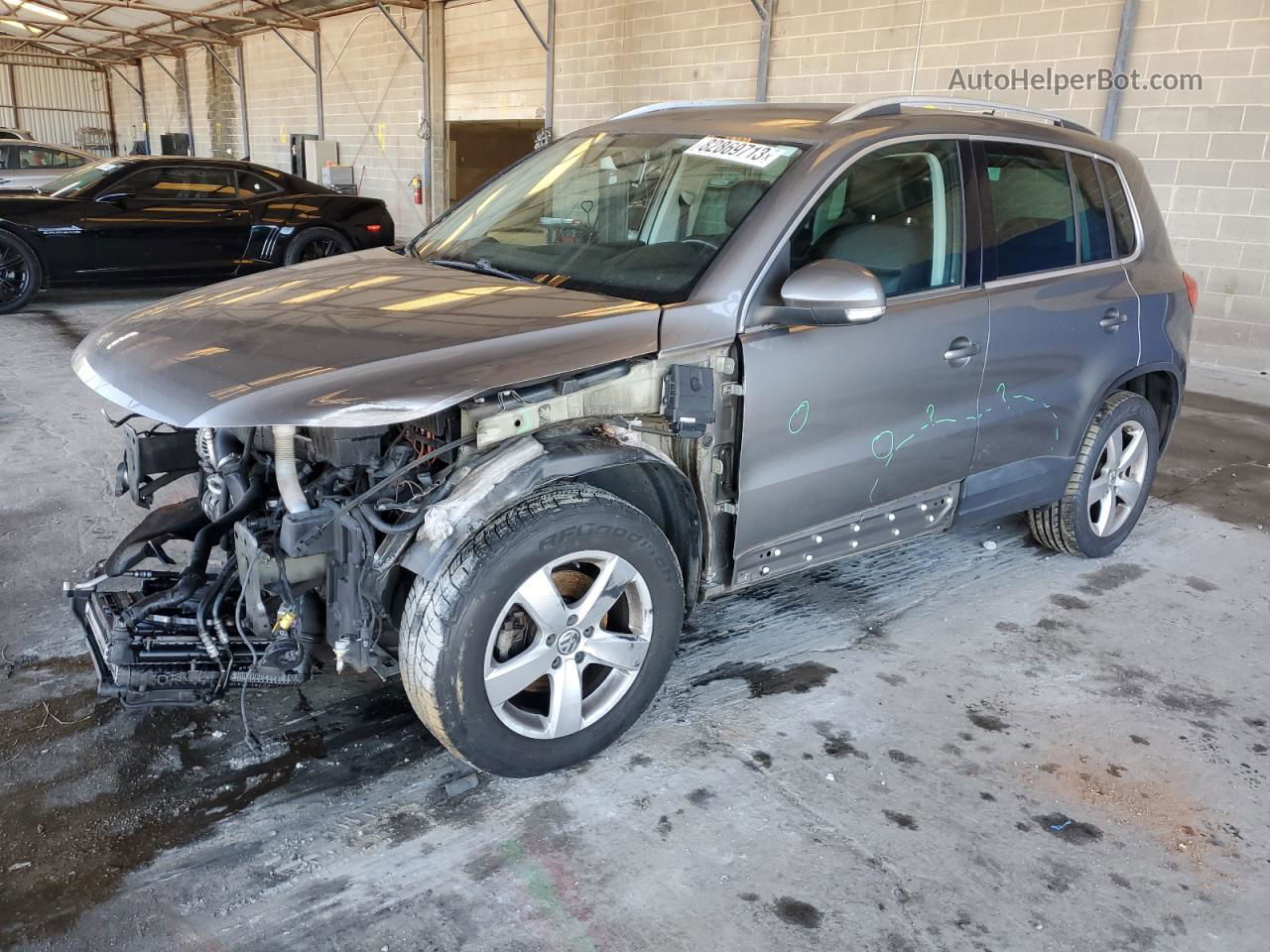 2010 Volkswagen Tiguan S Серый vin: WVGAV7AX0AW519778