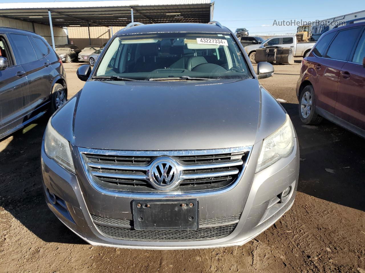 2010 Volkswagen Tiguan S Gray vin: WVGAV7AX0AW531557