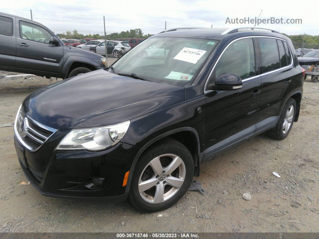 2010 Volkswagen Tiguan Wolfsburg Edition Черный vin: WVGAV7AX0AW531736