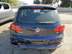 2016 Volkswagen Tiguan S Blue vin: WVGAV7AX0GW586079