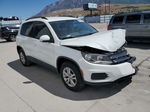 2016 Volkswagen Tiguan S White vin: WVGAV7AX0GW590424